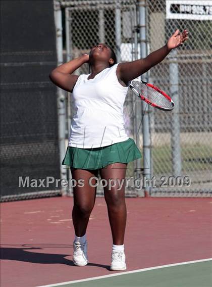 Thumbnail 2 in CIF LA City Section Individual Tennis Playoffs (Round 1 - 2) photogallery.