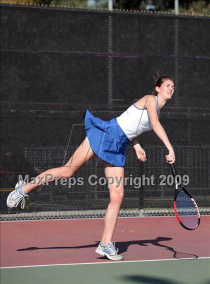 Thumbnail 1 in CIF LA City Section Individual Tennis Playoffs (Round 1 - 2) photogallery.