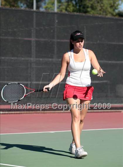 Thumbnail 3 in CIF LA City Section Individual Tennis Playoffs (Round 1 - 2) photogallery.