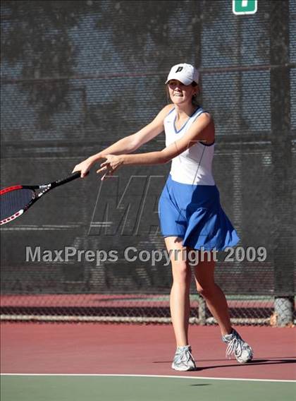 Thumbnail 2 in CIF LA City Section Individual Tennis Playoffs (Round 1 - 2) photogallery.