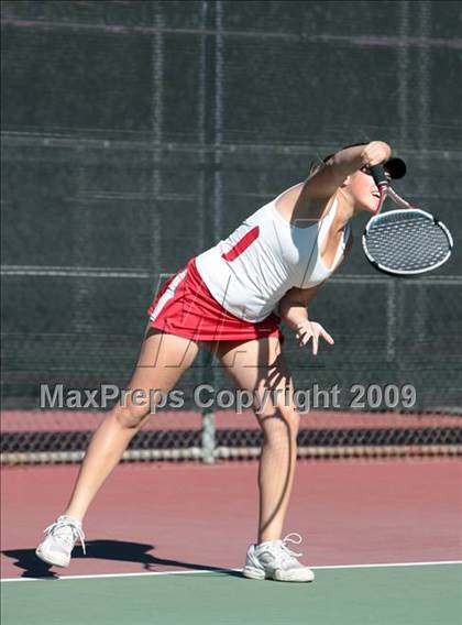 Thumbnail 1 in CIF LA City Section Individual Tennis Playoffs (Round 1 - 2) photogallery.