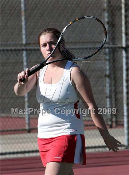 Thumbnail 1 in CIF LA City Section Individual Tennis Playoffs (Round 1 - 2) photogallery.