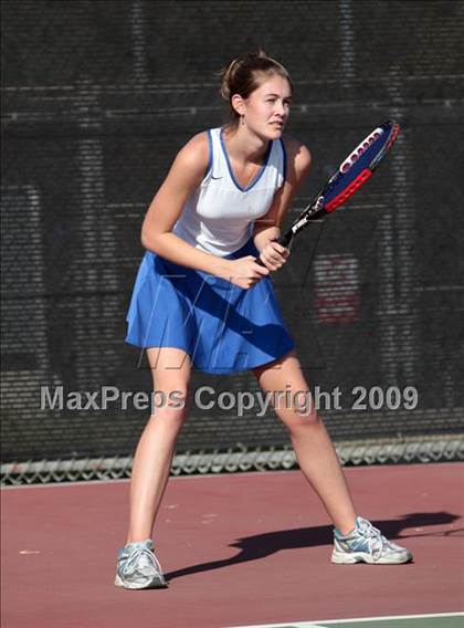 Thumbnail 2 in CIF LA City Section Individual Tennis Playoffs (Round 1 - 2) photogallery.