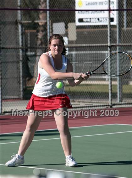 Thumbnail 3 in CIF LA City Section Individual Tennis Playoffs (Round 1 - 2) photogallery.