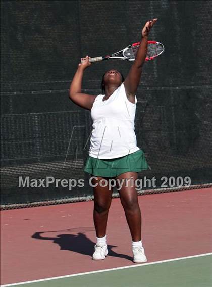 Thumbnail 1 in CIF LA City Section Individual Tennis Playoffs (Round 1 - 2) photogallery.