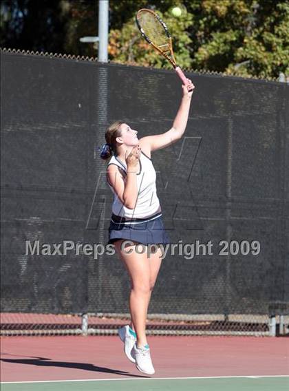 Thumbnail 2 in CIF LA City Section Individual Tennis Playoffs (Round 1 - 2) photogallery.