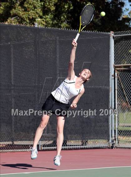 Thumbnail 3 in CIF LA City Section Individual Tennis Playoffs (Round 1 - 2) photogallery.