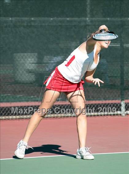 Thumbnail 1 in CIF LA City Section Individual Tennis Playoffs (Round 1 - 2) photogallery.