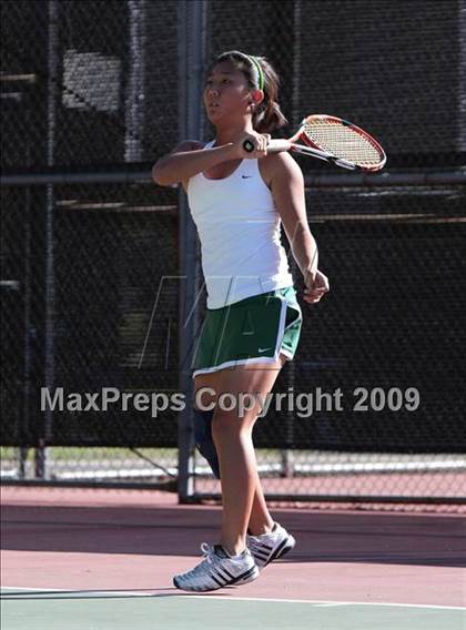 Thumbnail 1 in CIF LA City Section Individual Tennis Playoffs (Round 1 - 2) photogallery.