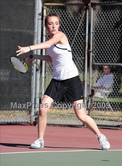 Thumbnail 1 in CIF LA City Section Individual Tennis Playoffs (Round 1 - 2) photogallery.