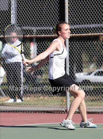 Thumbnail 1 in CIF LA City Section Individual Tennis Playoffs (Round 1 - 2) photogallery.