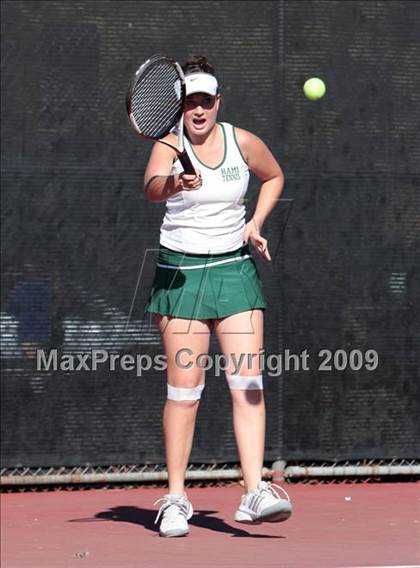 Thumbnail 2 in CIF LA City Section Individual Tennis Playoffs (Round 1 - 2) photogallery.