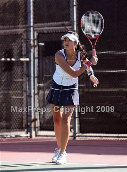 Thumbnail 1 in CIF LA City Section Individual Tennis Playoffs (Round 1 - 2) photogallery.