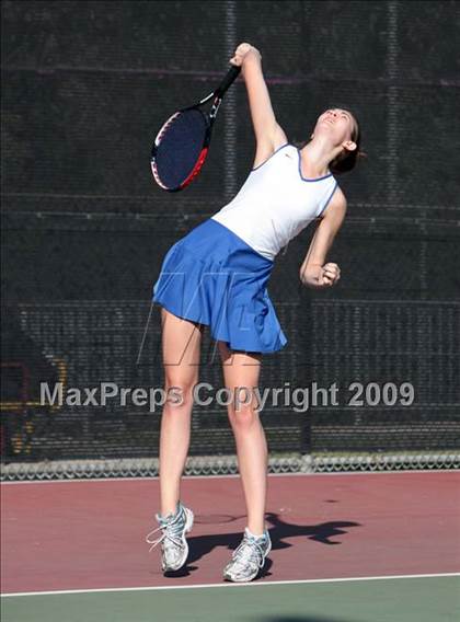 Thumbnail 3 in CIF LA City Section Individual Tennis Playoffs (Round 1 - 2) photogallery.