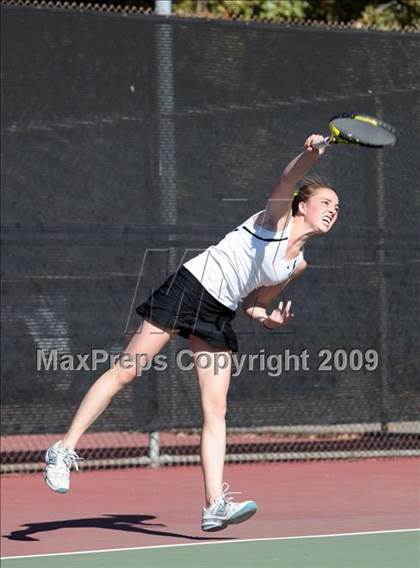 Thumbnail 2 in CIF LA City Section Individual Tennis Playoffs (Round 1 - 2) photogallery.