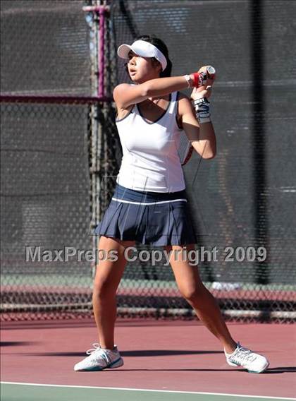 Thumbnail 2 in CIF LA City Section Individual Tennis Playoffs (Round 1 - 2) photogallery.