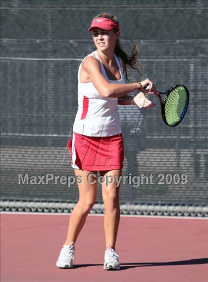 Thumbnail 2 in CIF LA City Section Individual Tennis Playoffs (Round 1 - 2) photogallery.