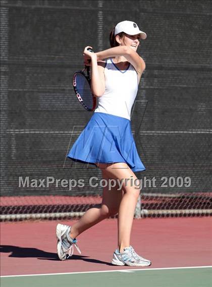 Thumbnail 2 in CIF LA City Section Individual Tennis Playoffs (Round 1 - 2) photogallery.