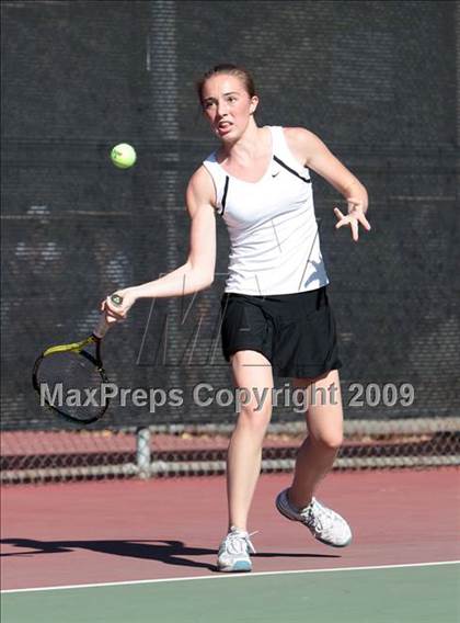 Thumbnail 1 in CIF LA City Section Individual Tennis Playoffs (Round 1 - 2) photogallery.