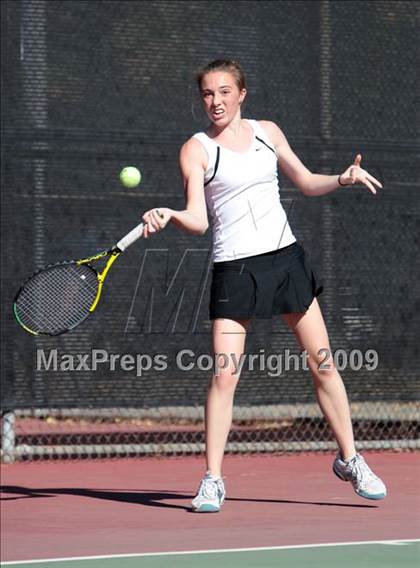 Thumbnail 3 in CIF LA City Section Individual Tennis Playoffs (Round 1 - 2) photogallery.