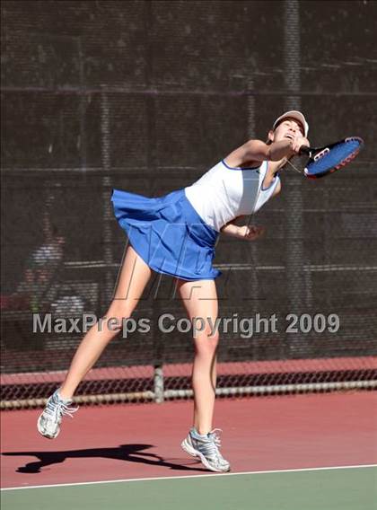 Thumbnail 1 in CIF LA City Section Individual Tennis Playoffs (Round 1 - 2) photogallery.