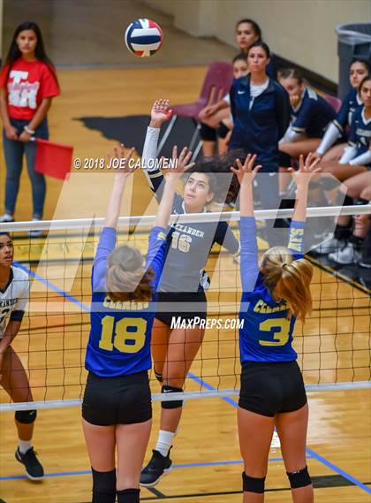 Thumbnail 3 in Clemens vs Alexander (NEISD Volleyball Tournament) photogallery.