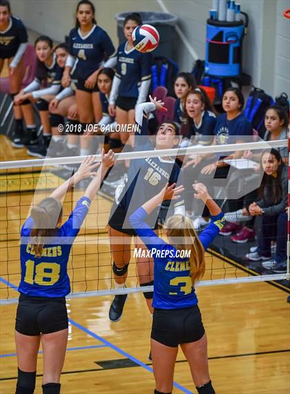 Thumbnail 3 in Clemens vs Alexander (NEISD Volleyball Tournament) photogallery.