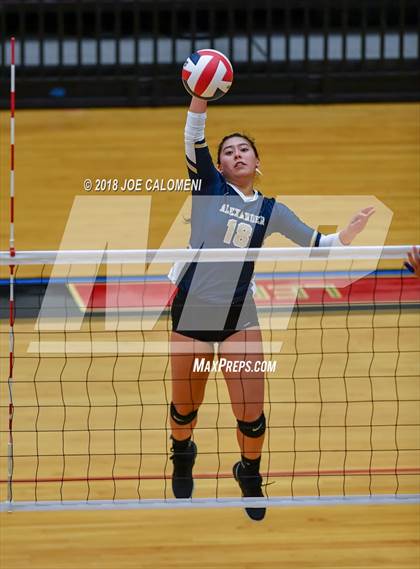 Thumbnail 2 in Clemens vs Alexander (NEISD Volleyball Tournament) photogallery.