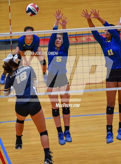 Thumbnail 2 in Clemens vs Alexander (NEISD Volleyball Tournament) photogallery.