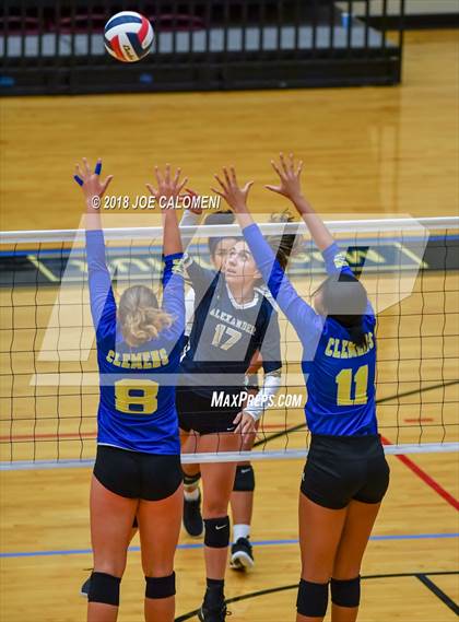 Thumbnail 2 in Clemens vs Alexander (NEISD Volleyball Tournament) photogallery.