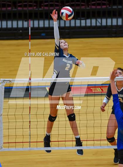 Thumbnail 3 in Clemens vs Alexander (NEISD Volleyball Tournament) photogallery.