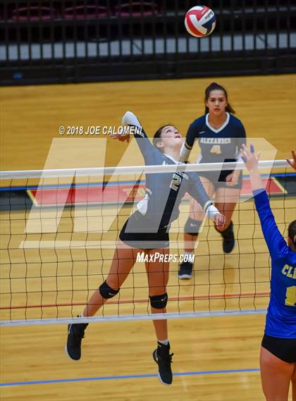 Thumbnail 3 in Clemens vs Alexander (NEISD Volleyball Tournament) photogallery.