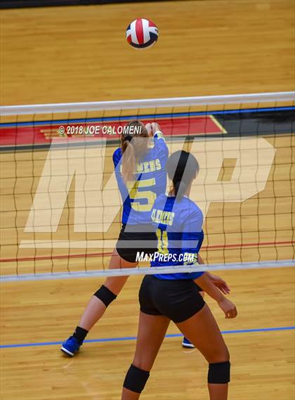 Thumbnail 3 in Clemens vs Alexander (NEISD Volleyball Tournament) photogallery.
