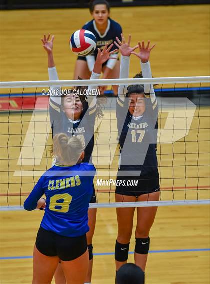 Thumbnail 3 in Clemens vs Alexander (NEISD Volleyball Tournament) photogallery.