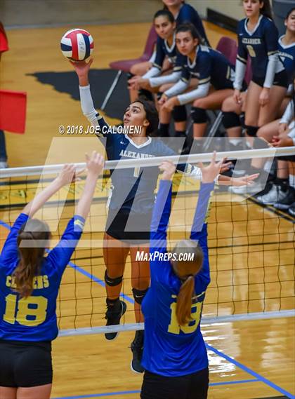 Thumbnail 1 in Clemens vs Alexander (NEISD Volleyball Tournament) photogallery.
