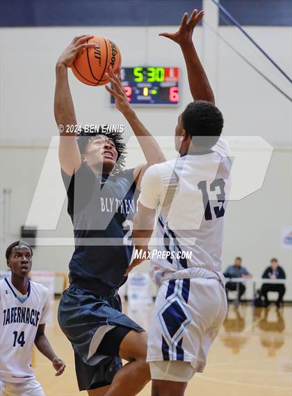 Thumbnail 2 in Blythewood vs.Tabernacle Baptist Christian Academy Bahamas (Lemon Street Classic) photogallery.
