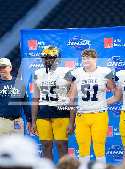 Thumbnail 2 in Prince Avenue Christian vs Hebron Christian (GHSA Private State Championship Final) photogallery.