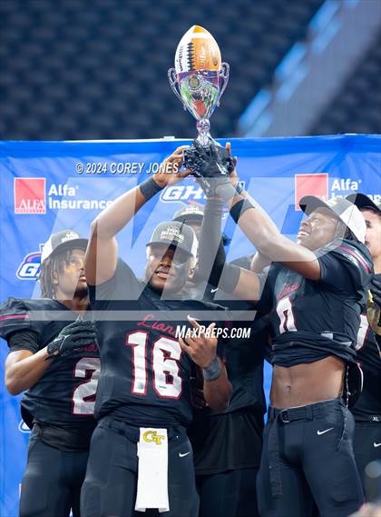 Thumbnail 3 in Prince Avenue Christian vs Hebron Christian (GHSA Private State Championship Final) photogallery.
