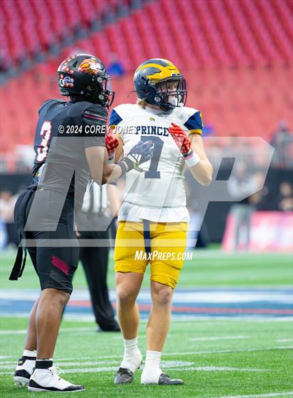 Thumbnail 1 in Prince Avenue Christian vs Hebron Christian (GHSA Private State Championship Final) photogallery.