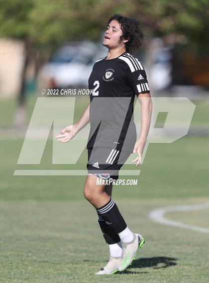 Thumbnail 2 in Madison Highland Prep vs. Ash Fork (Old Pueblo Soccer Classic) photogallery.