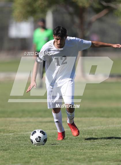 Thumbnail 2 in Madison Highland Prep vs. Ash Fork (Old Pueblo Soccer Classic) photogallery.