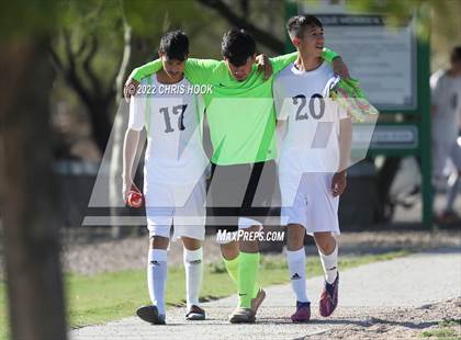 Thumbnail 2 in Madison Highland Prep vs. Ash Fork (Old Pueblo Soccer Classic) photogallery.