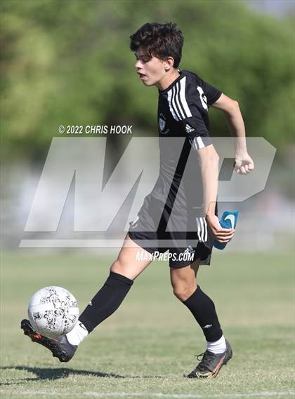 Thumbnail 2 in Madison Highland Prep vs. Ash Fork (Old Pueblo Soccer Classic) photogallery.