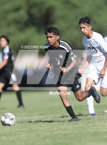 Thumbnail 1 in Madison Highland Prep vs. Ash Fork (Old Pueblo Soccer Classic) photogallery.