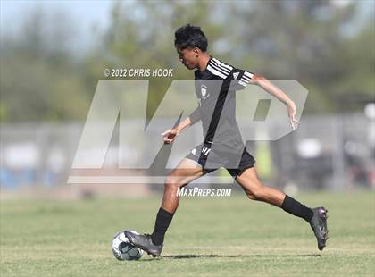 Thumbnail 3 in Madison Highland Prep vs. Ash Fork (Old Pueblo Soccer Classic) photogallery.