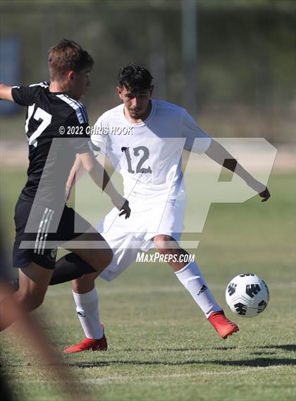 Thumbnail 2 in Madison Highland Prep vs. Ash Fork (Old Pueblo Soccer Classic) photogallery.