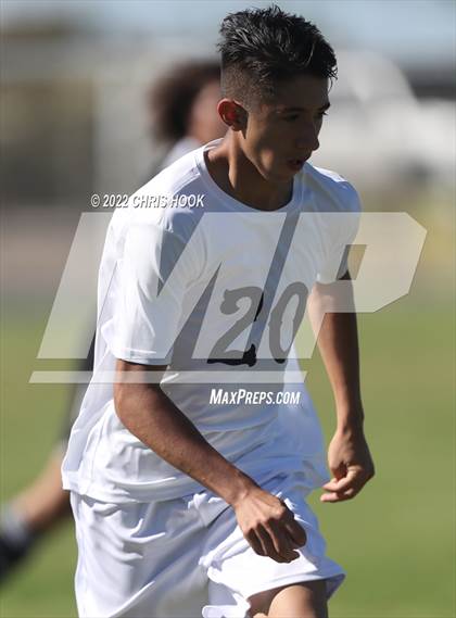 Thumbnail 3 in Madison Highland Prep vs. Ash Fork (Old Pueblo Soccer Classic) photogallery.