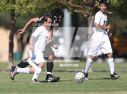 Thumbnail 2 in Madison Highland Prep vs. Ash Fork (Old Pueblo Soccer Classic) photogallery.