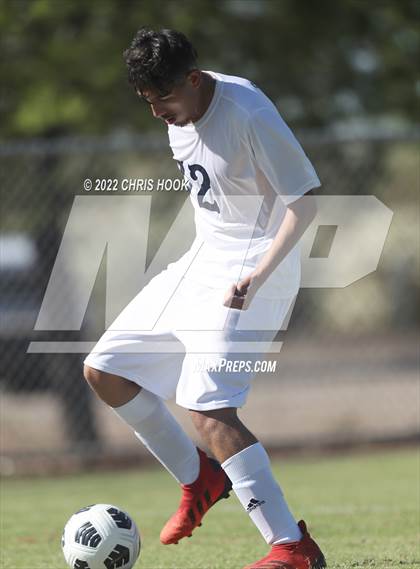 Thumbnail 3 in Madison Highland Prep vs. Ash Fork (Old Pueblo Soccer Classic) photogallery.