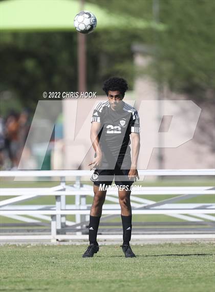Thumbnail 2 in Madison Highland Prep vs. Ash Fork (Old Pueblo Soccer Classic) photogallery.